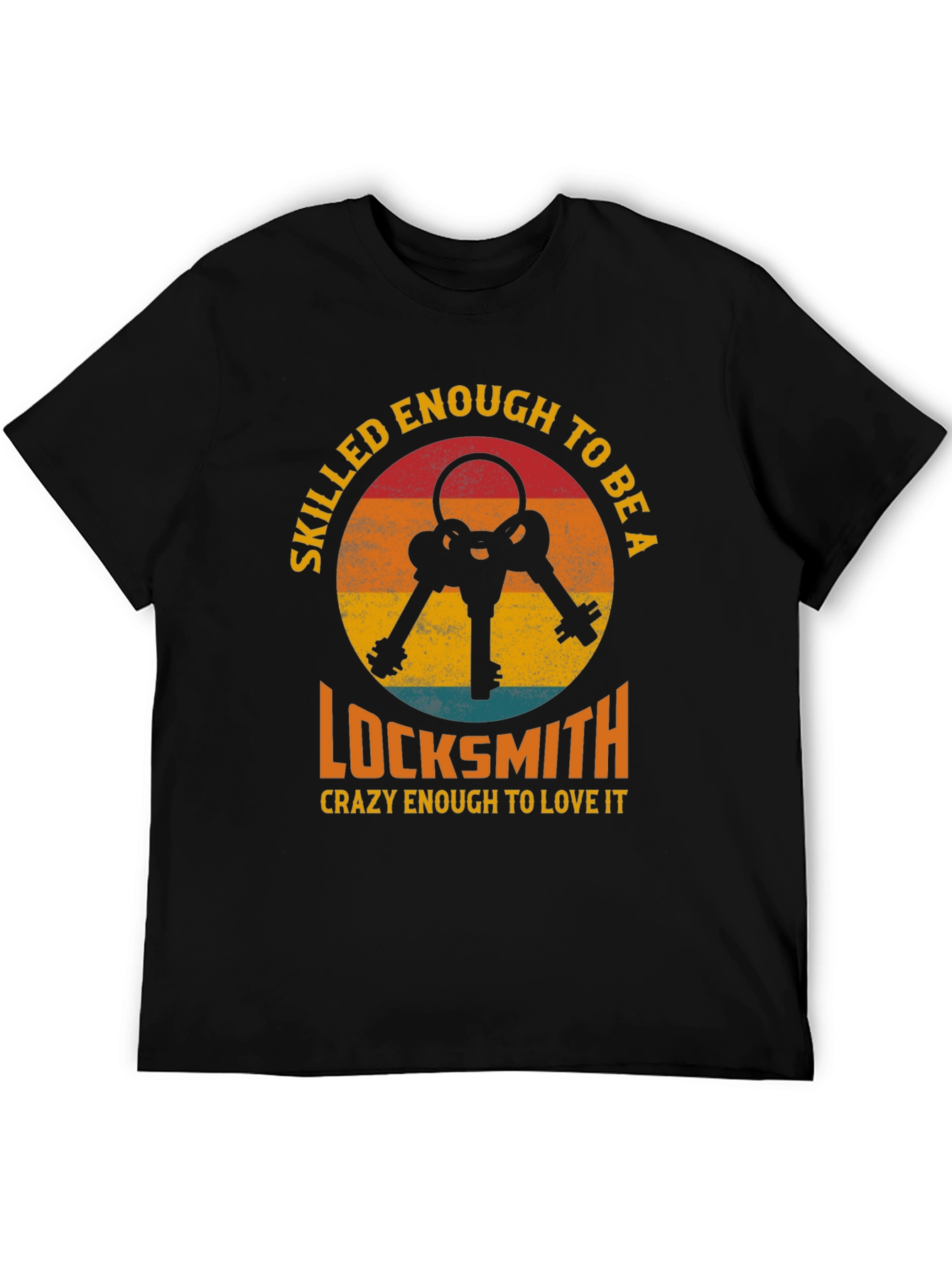 Skilled Locksmith Graphic Tee - Black T-Shirt