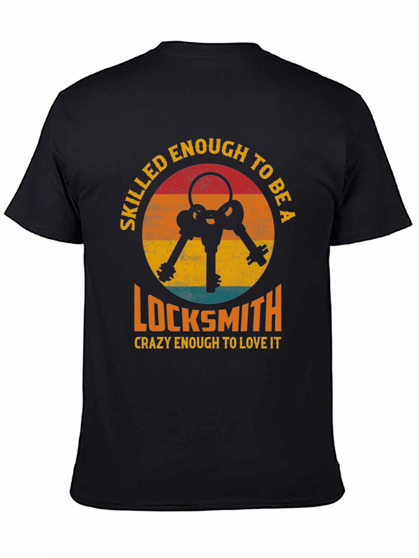 Skilled Locksmith Graphic Tee - Black T-Shirt