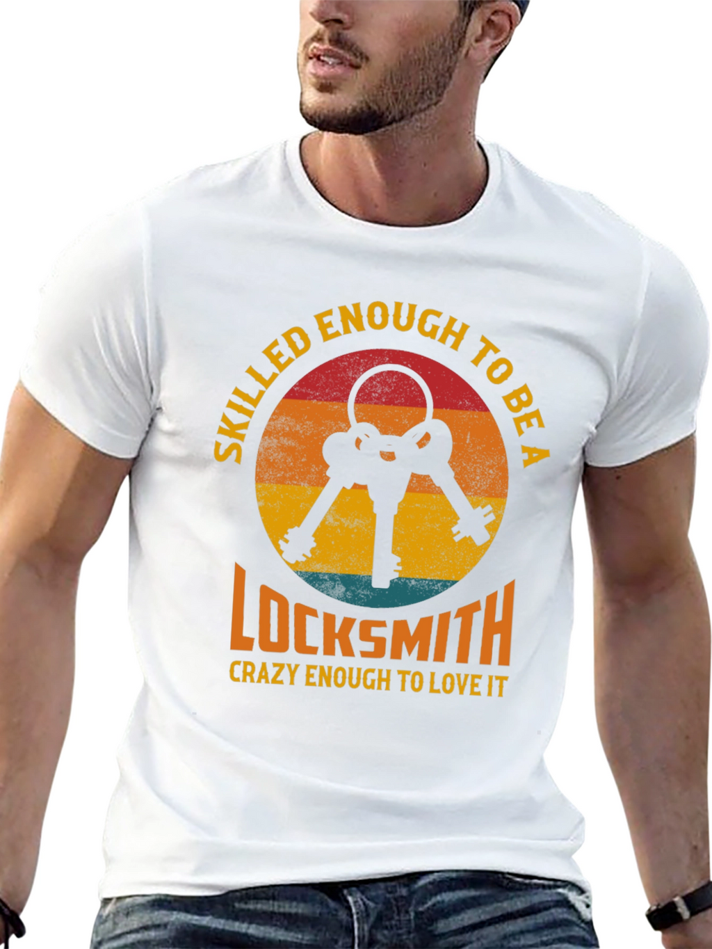 Skilled Locksmith Graphic Tee - Black T-Shirt