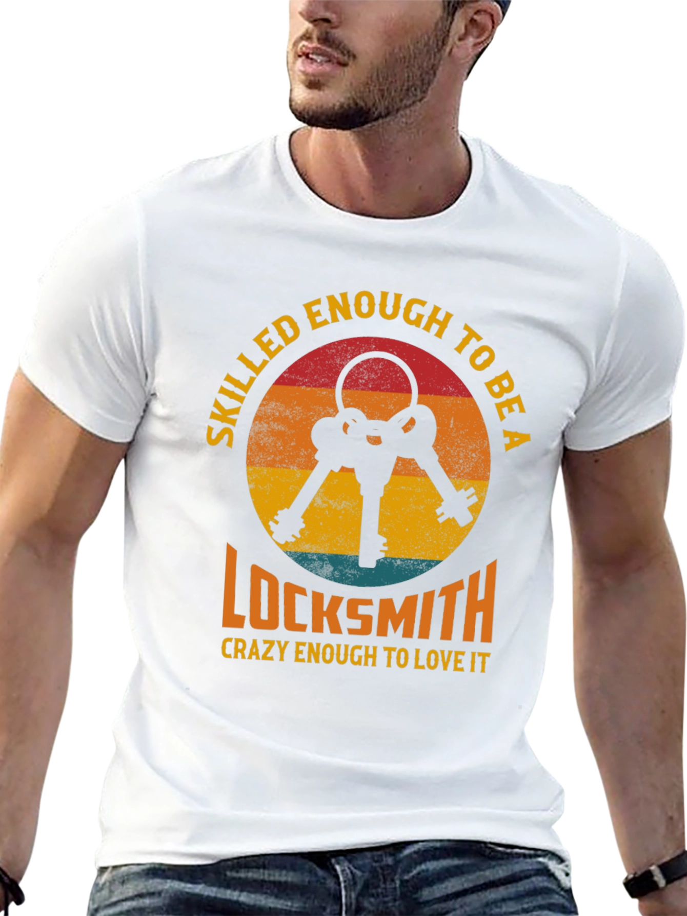 Skilled Locksmith Graphic Tee - Black T-Shirt