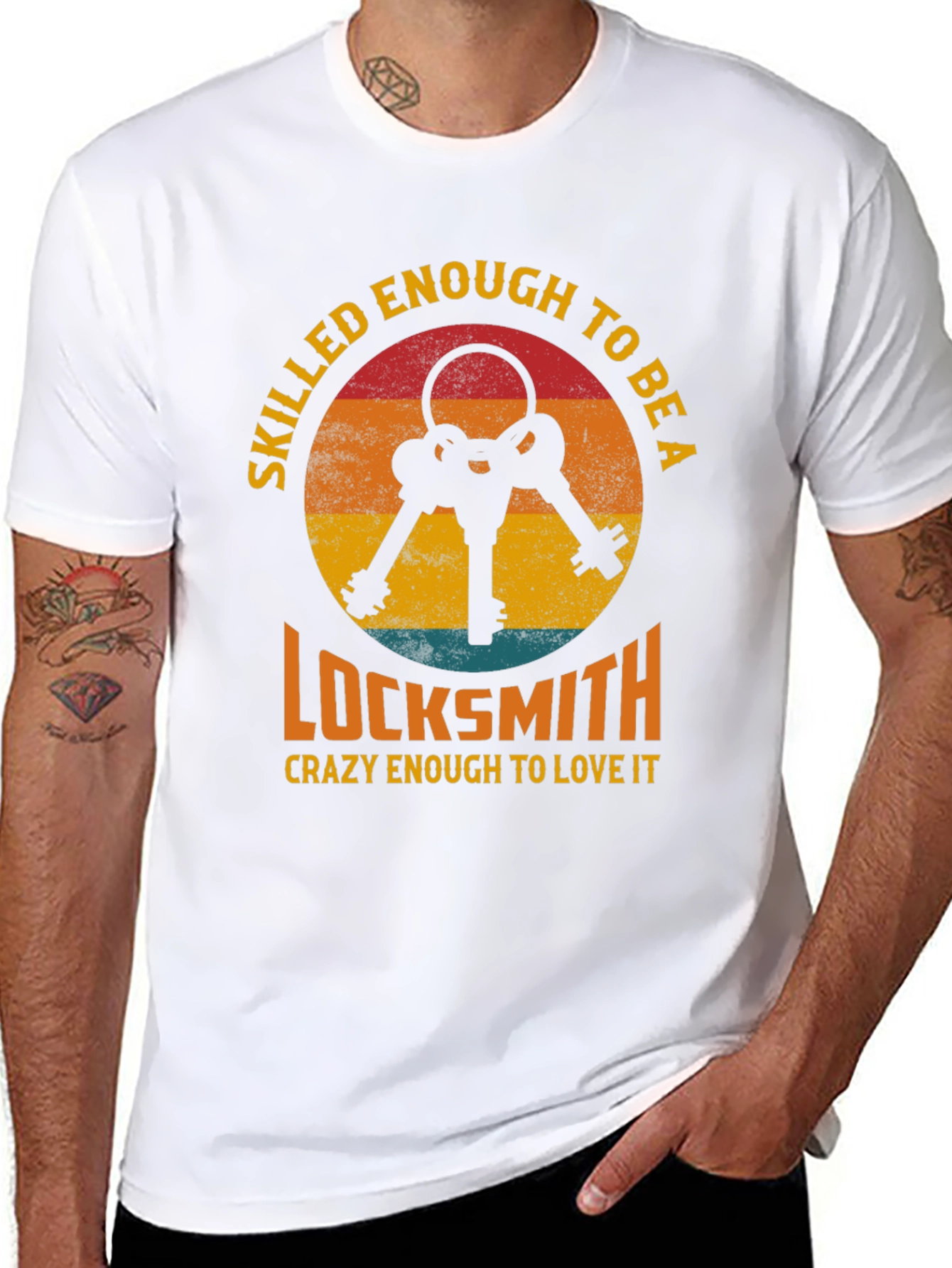 Skilled Locksmith Graphic Tee - Black T-Shirt