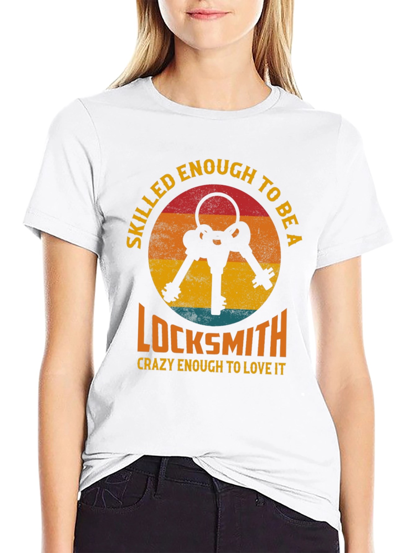 Skilled Locksmith Graphic Tee - Black T-Shirt