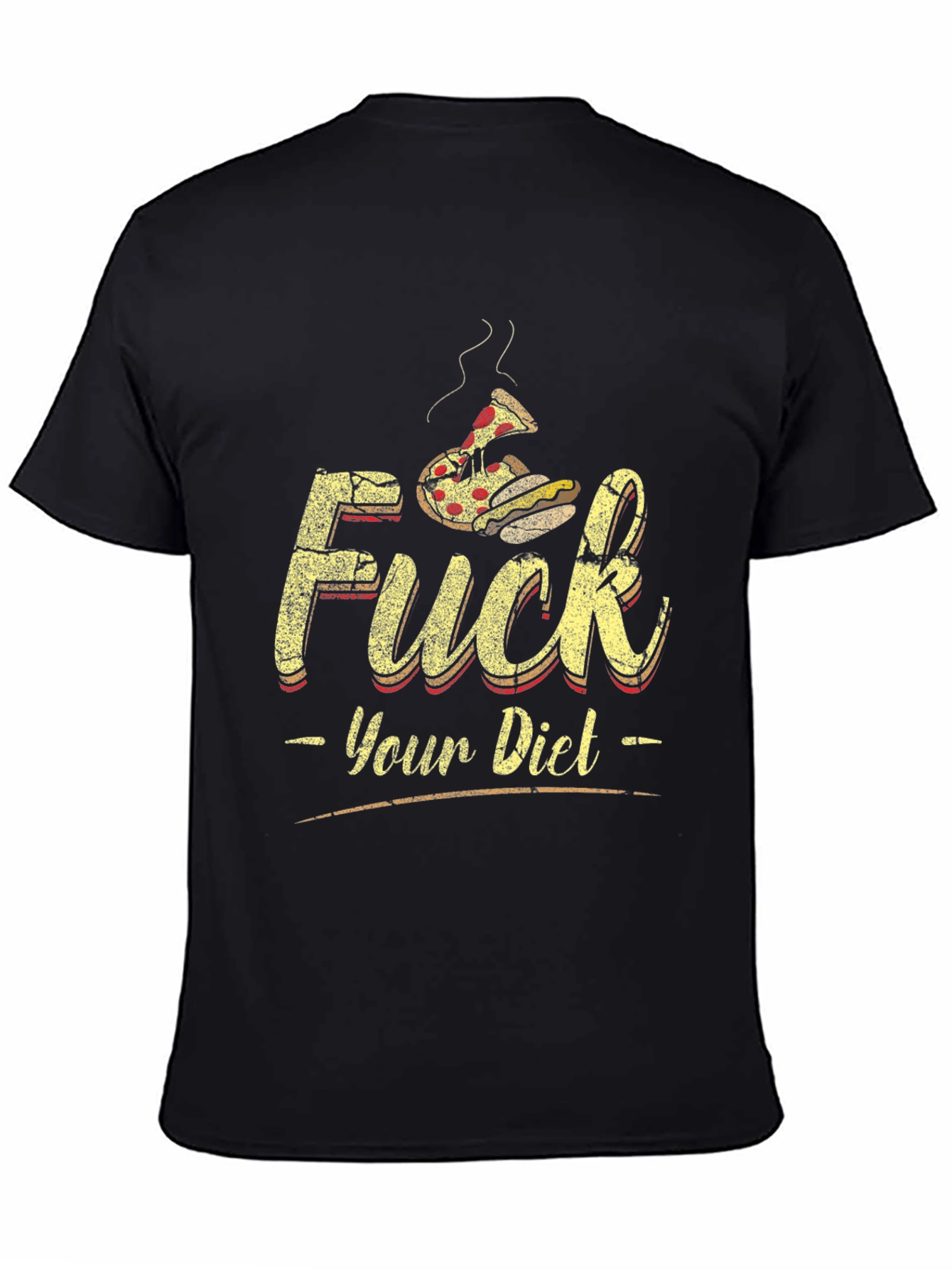 Funny F*ck Your Diet Graphic T-Shirt
