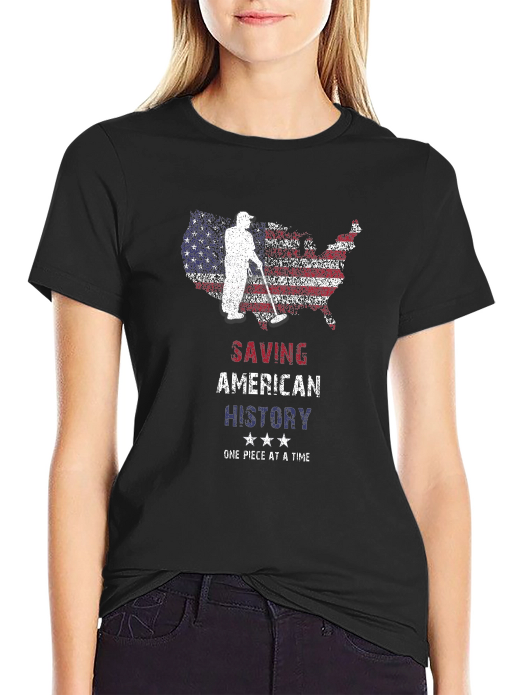 Saving American History Graphic T-Shirt