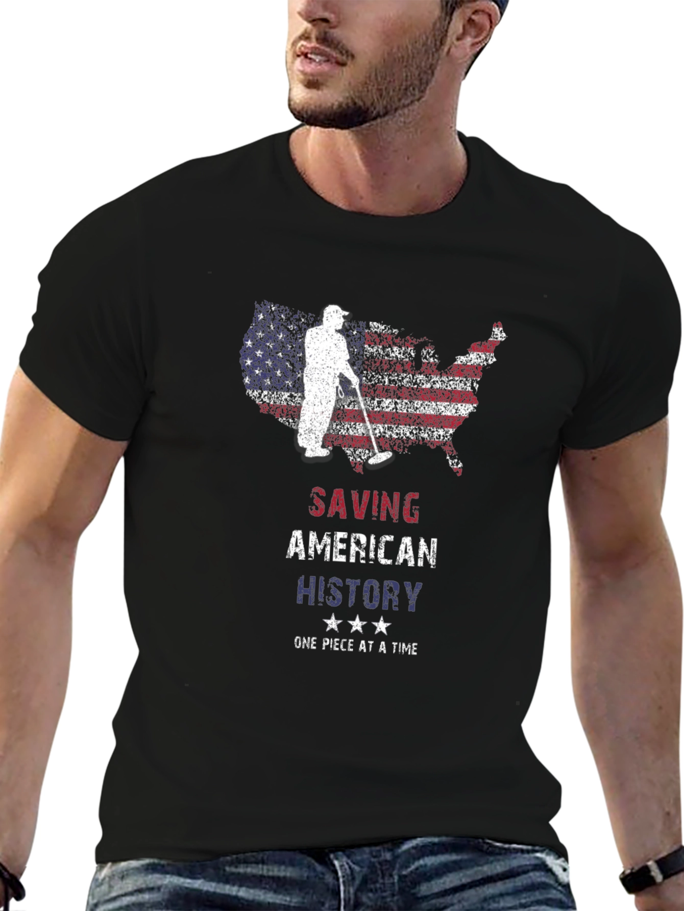 Saving American History Graphic T-Shirt