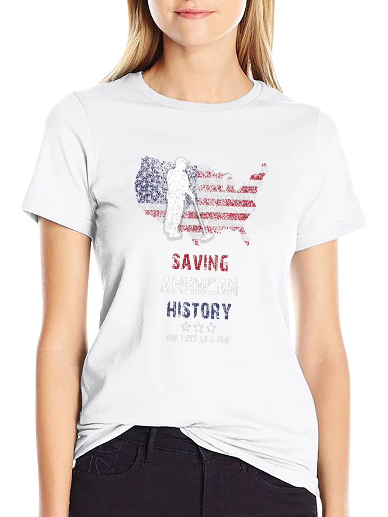 Saving American History Graphic T-Shirt