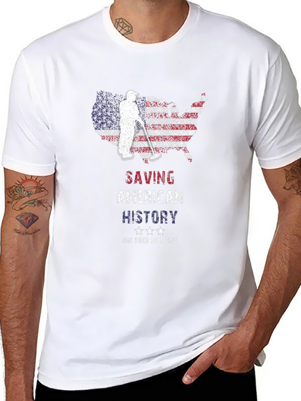 Saving American History Graphic T-Shirt