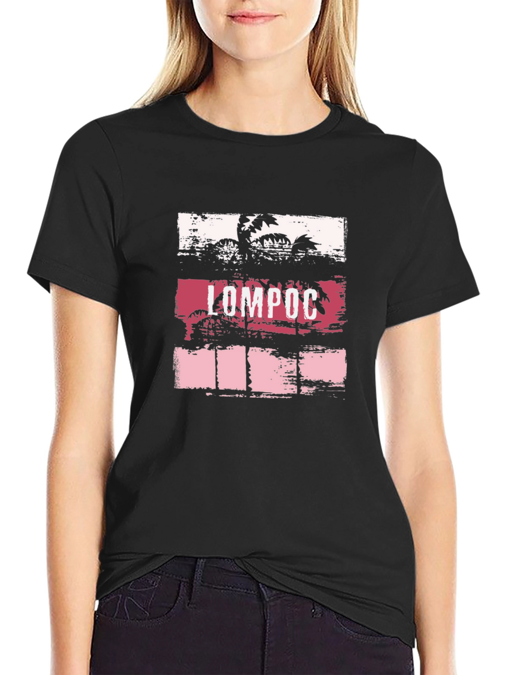 Lompoc Palm Tree Graphic T-Shirt