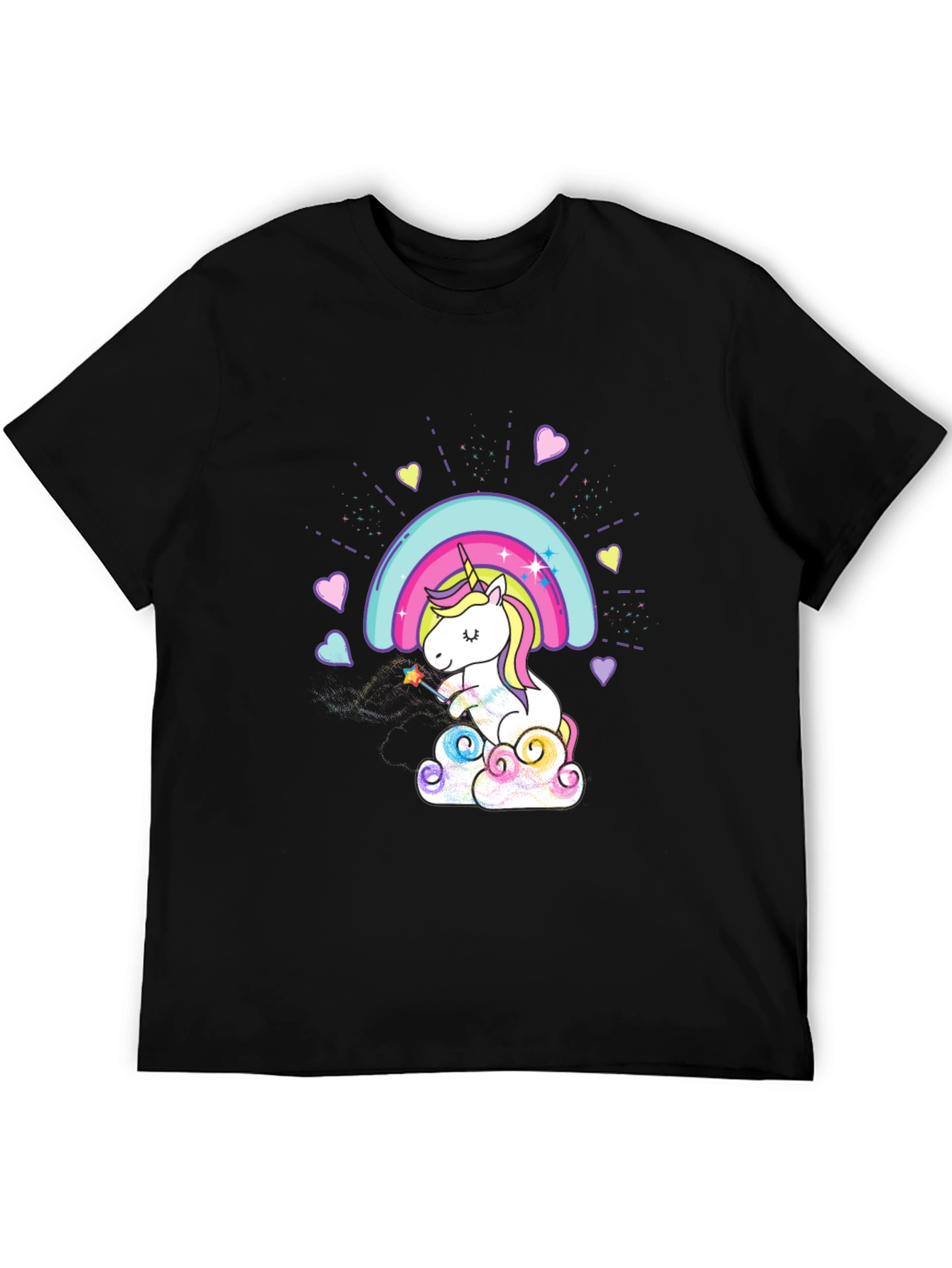 Unicorn Rainbow T-Shirt - Cute Graphic Tee