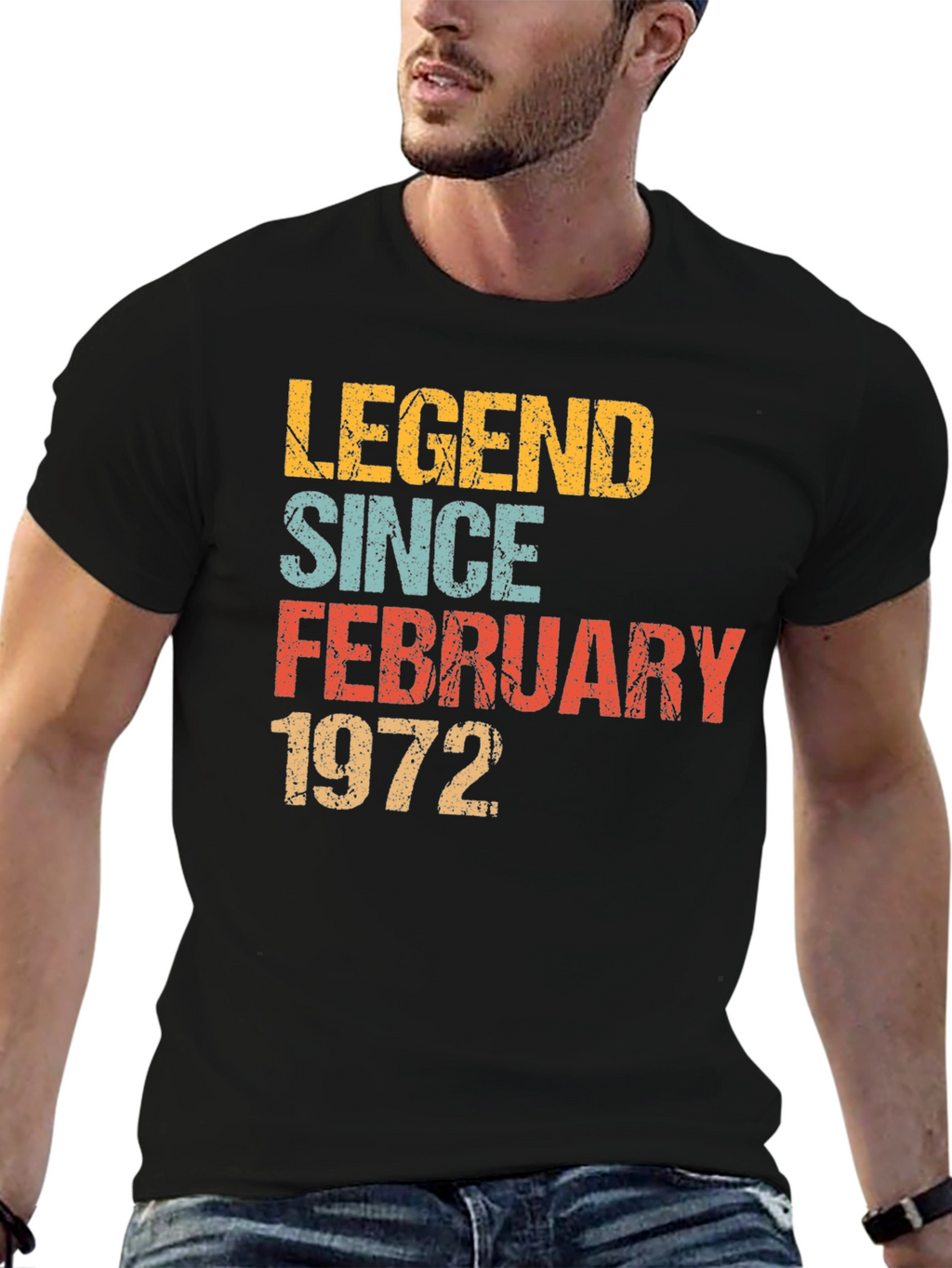 Legend Since February 1972 Retro T-Shirt
