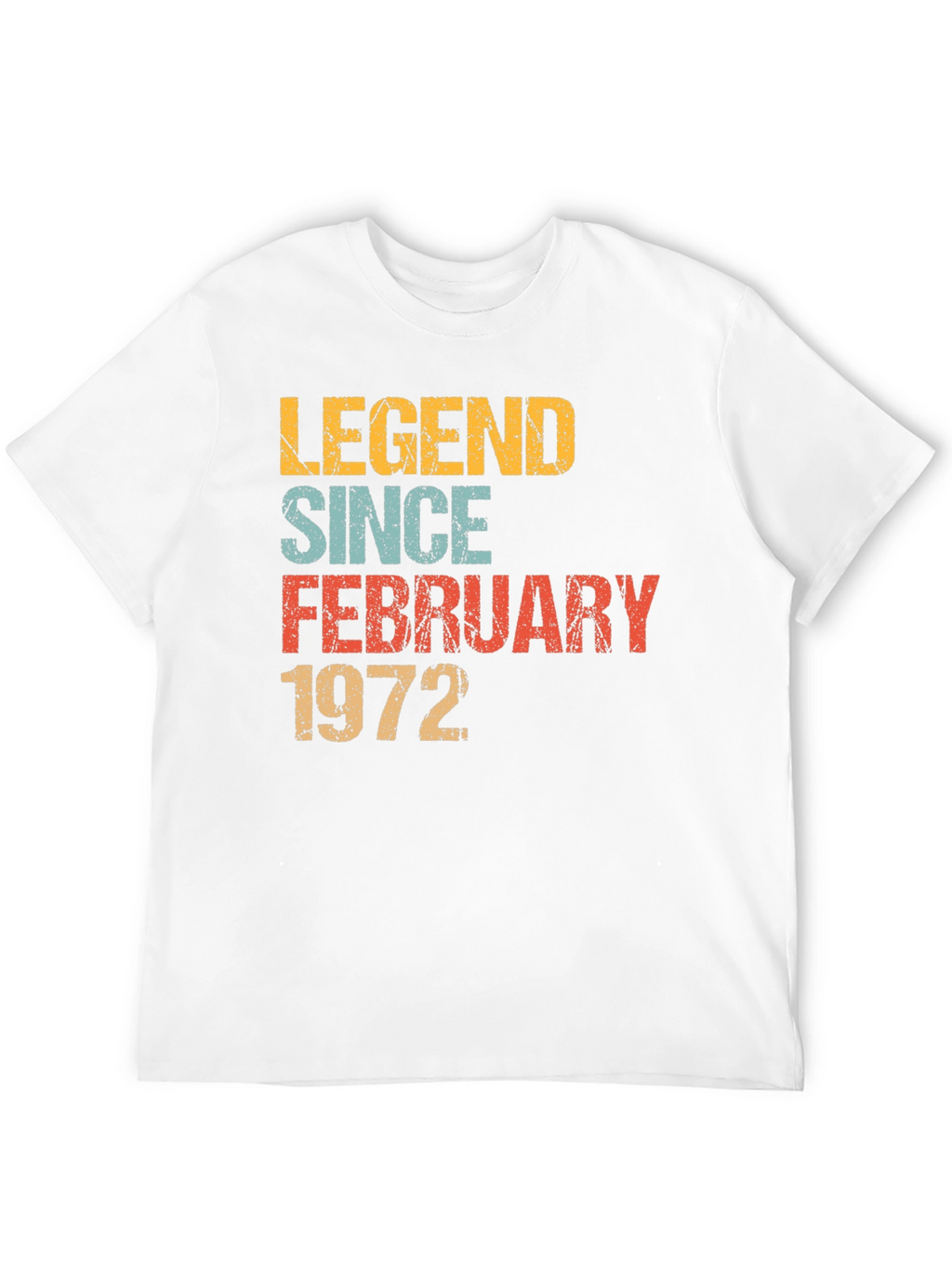 Legend Since February 1972 Retro T-Shirt