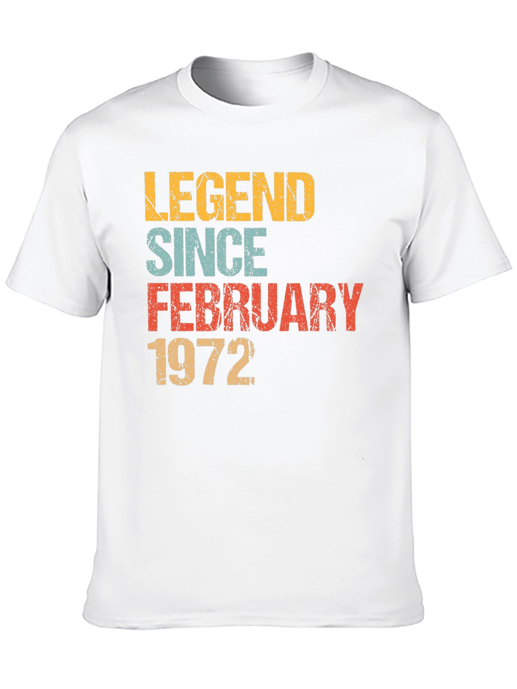 Legend Since February 1972 Retro T-Shirt