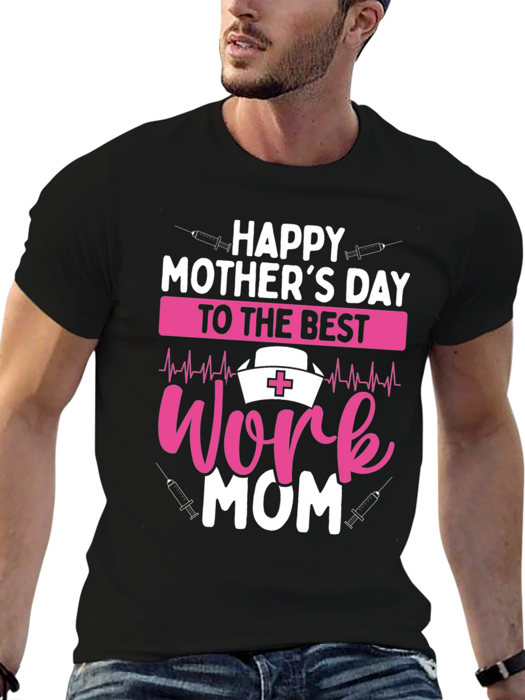 Happy Mothers Day Work Mom T-Shirt