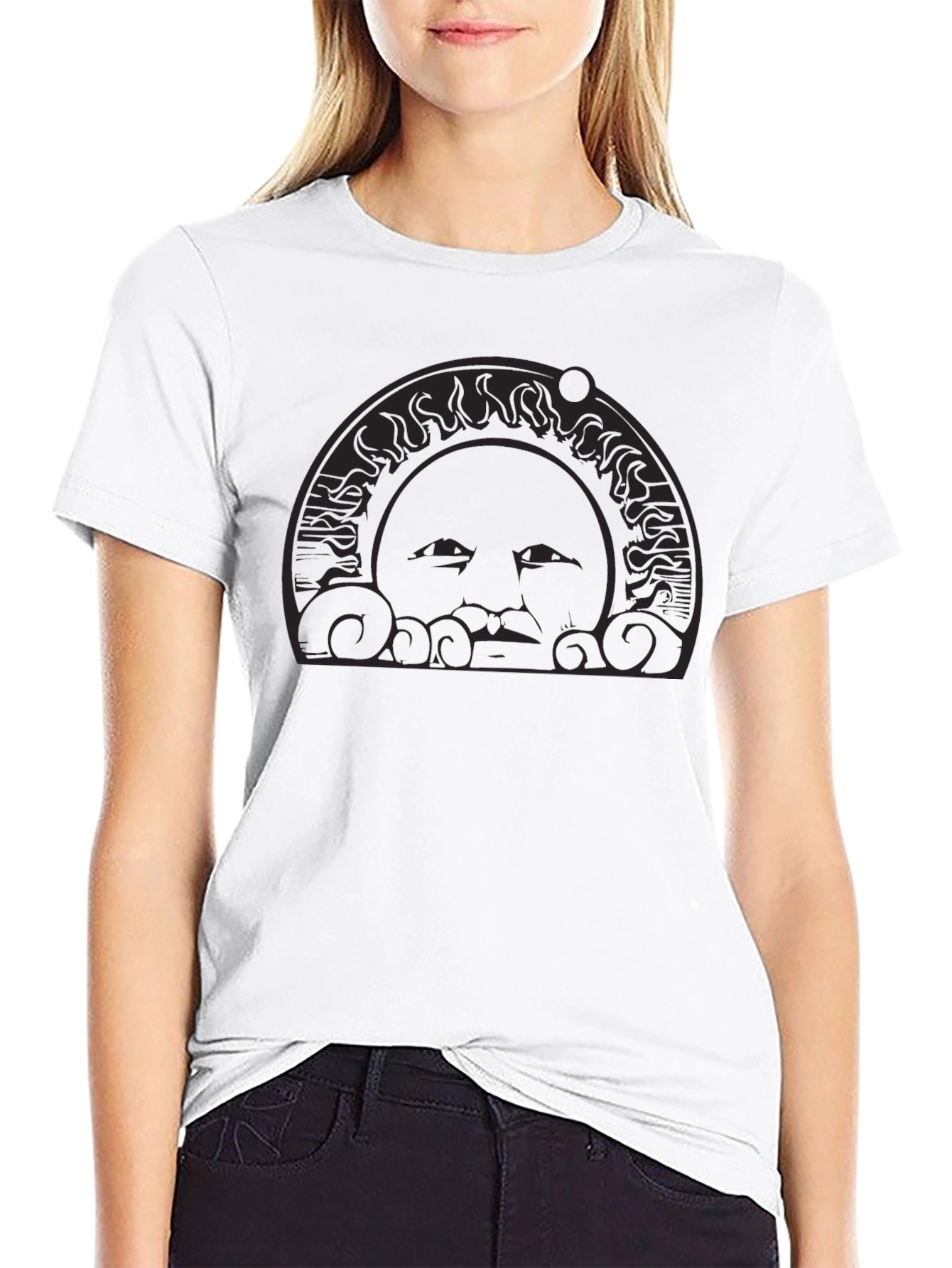 Black Sun Graphic Tee - Stylish & Unique