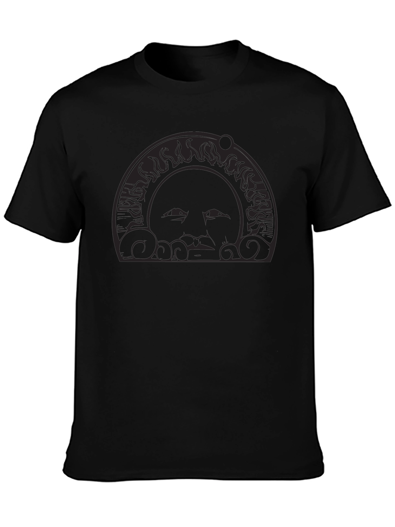 Black Sun Graphic Tee - Stylish & Unique