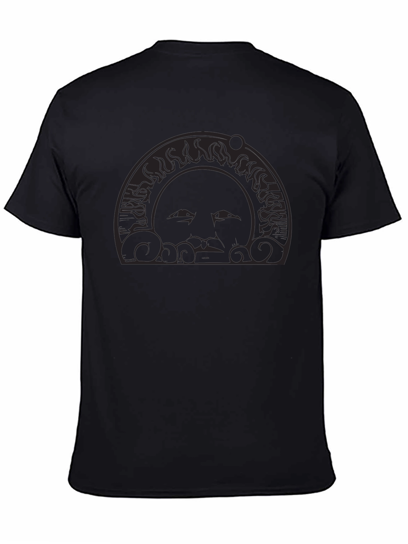 Black Sun Graphic Tee - Stylish & Unique