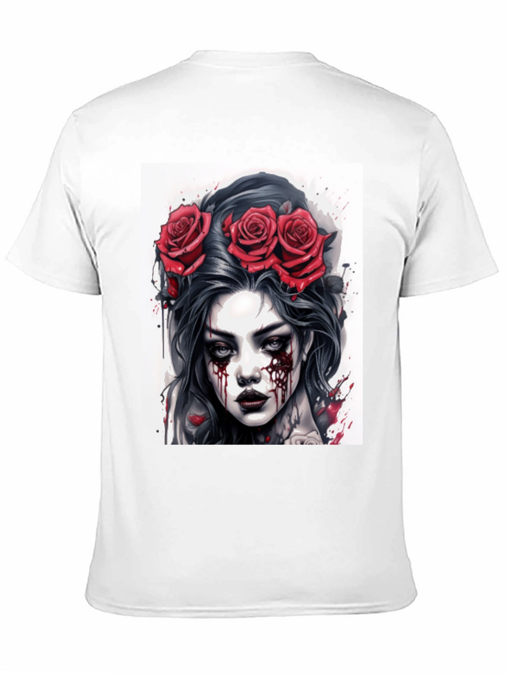 Gothic Rose Queen Tee - Dark Beauty T-Shirt