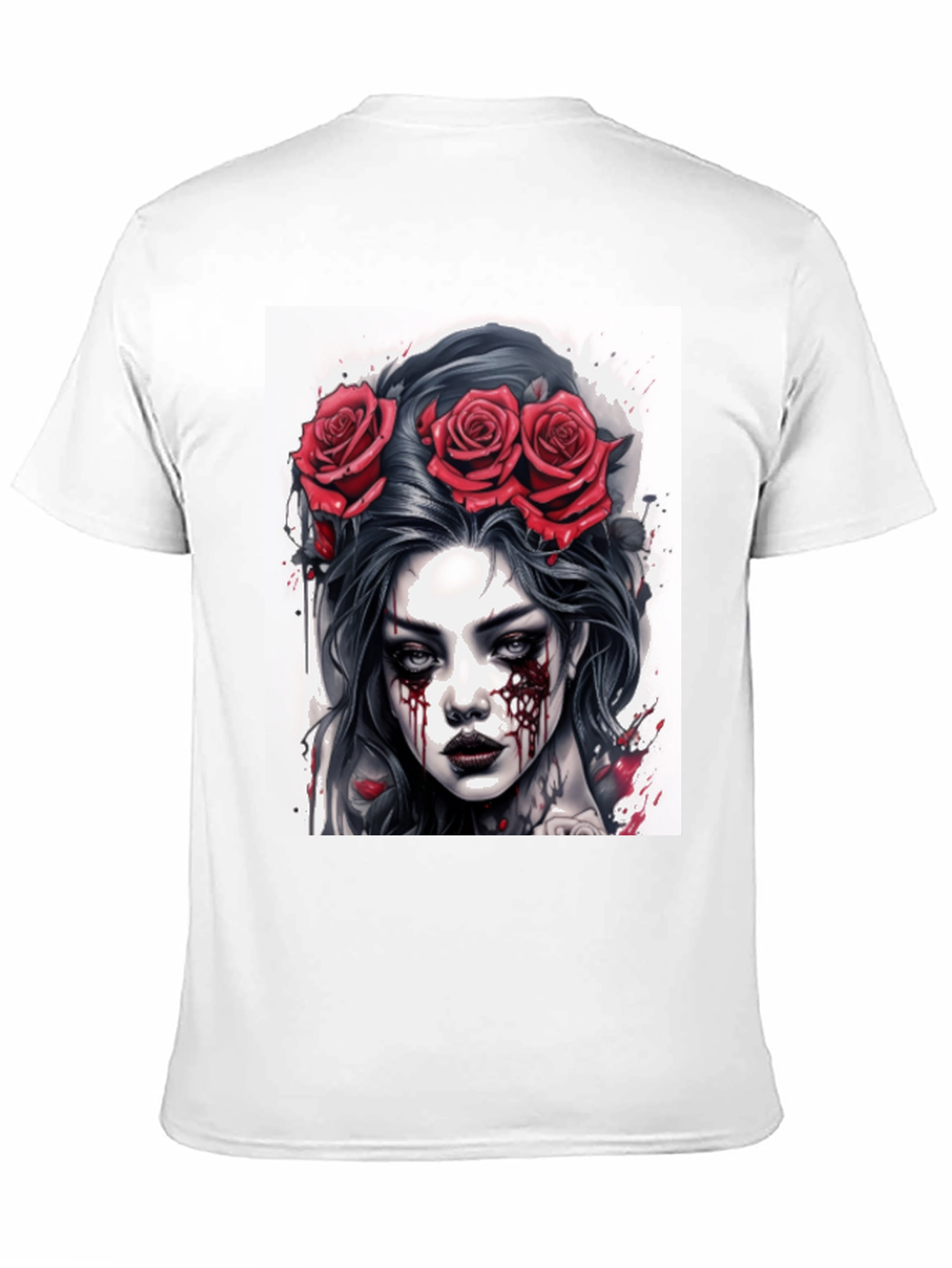 Gothic Rose Queen Tee - Dark Beauty T-Shirt