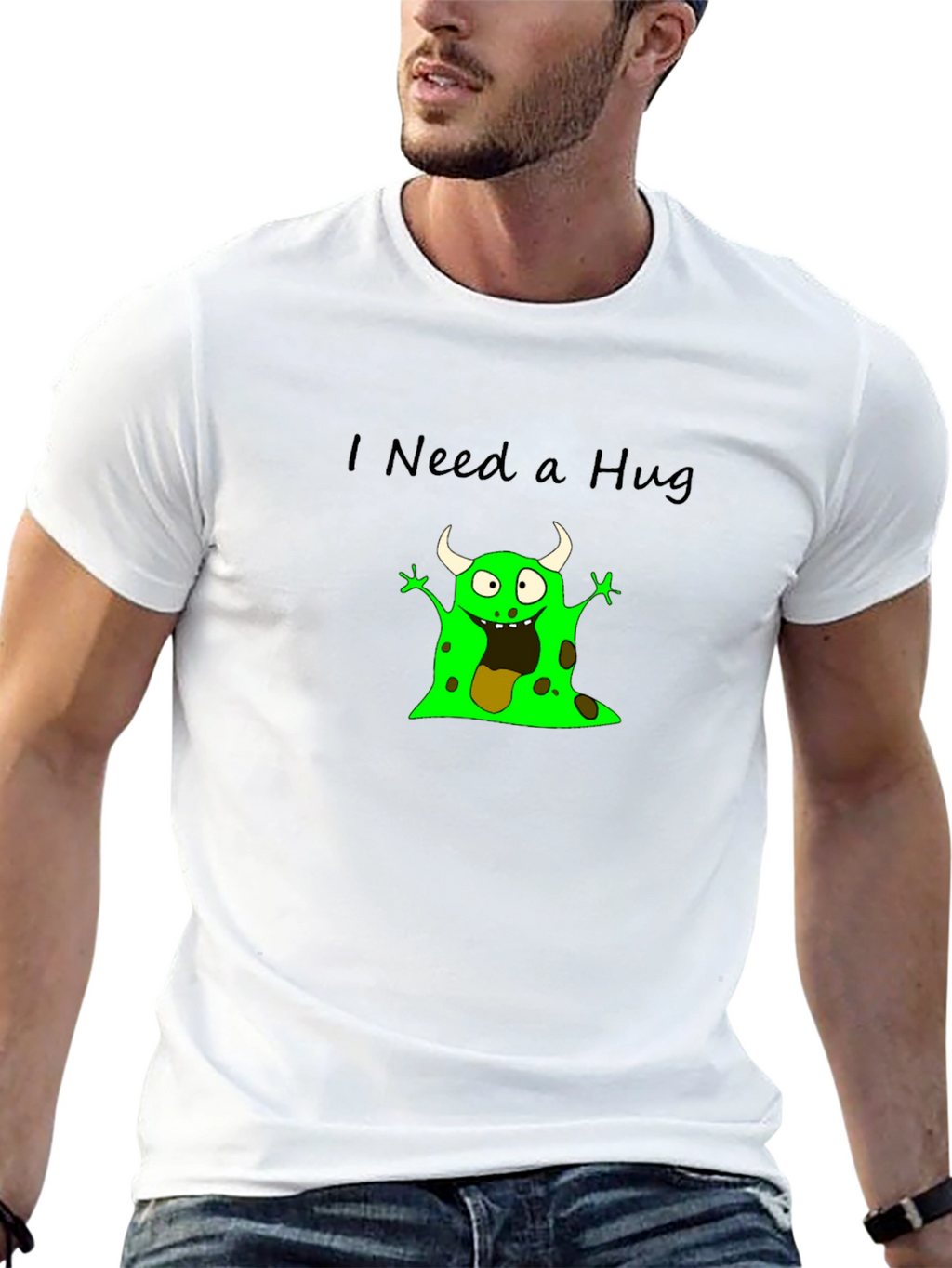 I Need a Hug Monster Graphic Tee