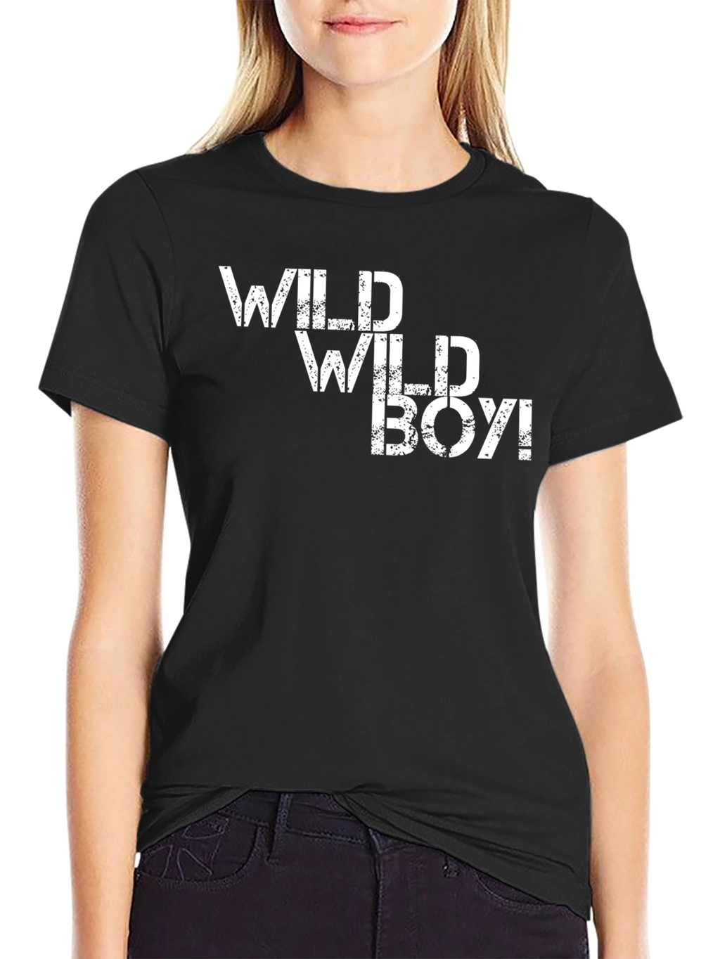 Wild Wild Boy Black Graphic Tee - Trendy Menswear
