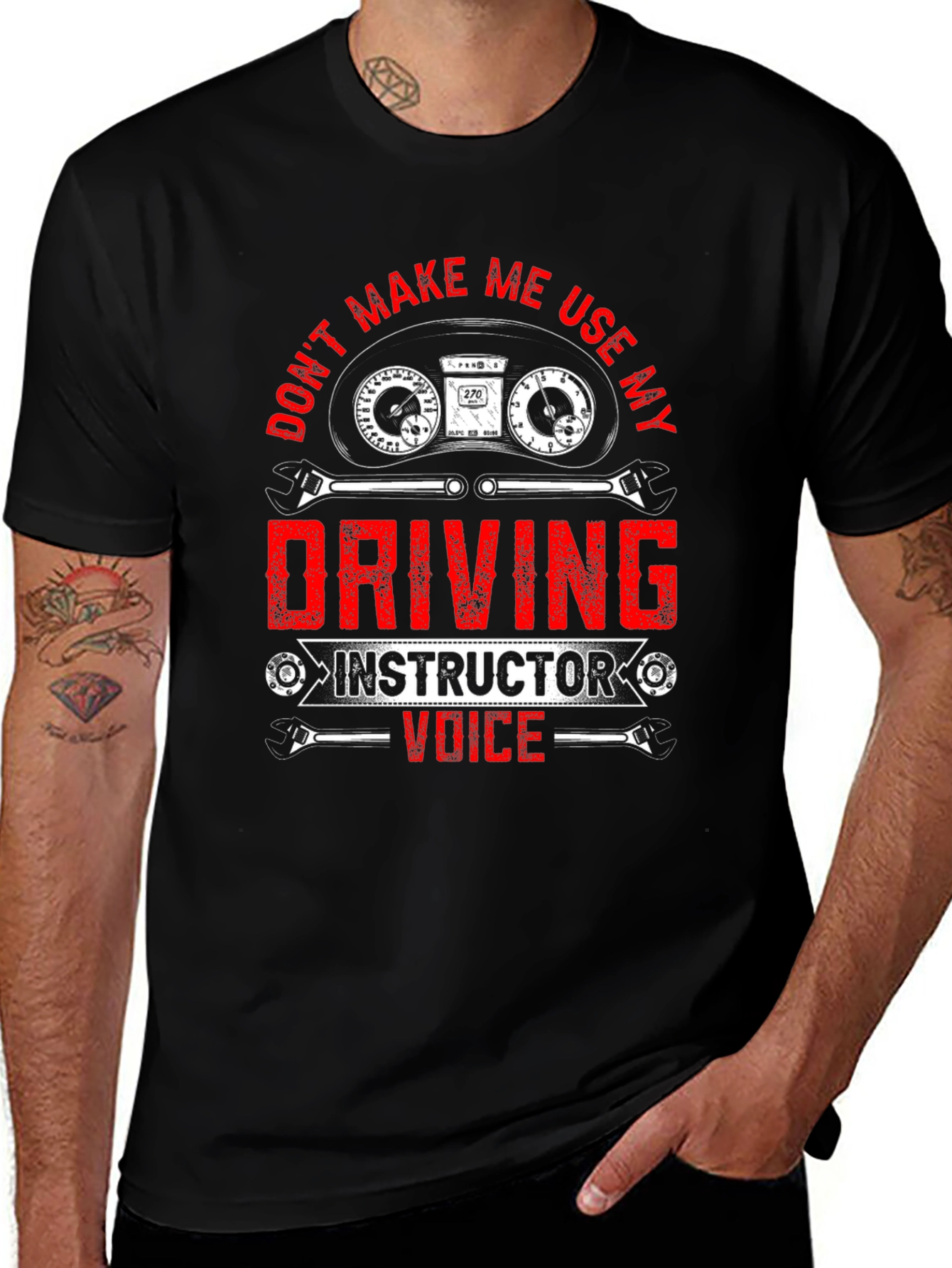 Driving Instructor Voice Graphic T-Shirt