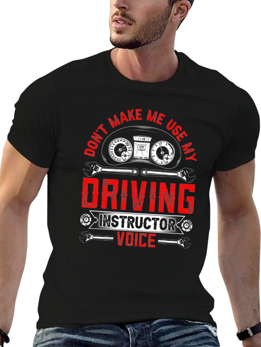 Driving Instructor Voice Graphic T-Shirt