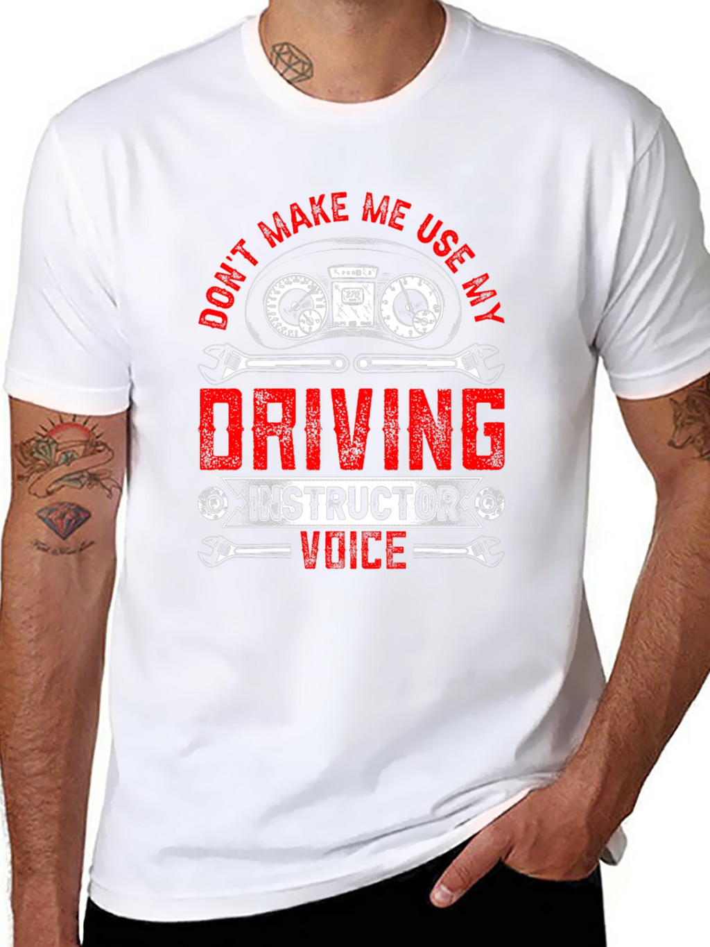 Driving Instructor Voice Graphic T-Shirt