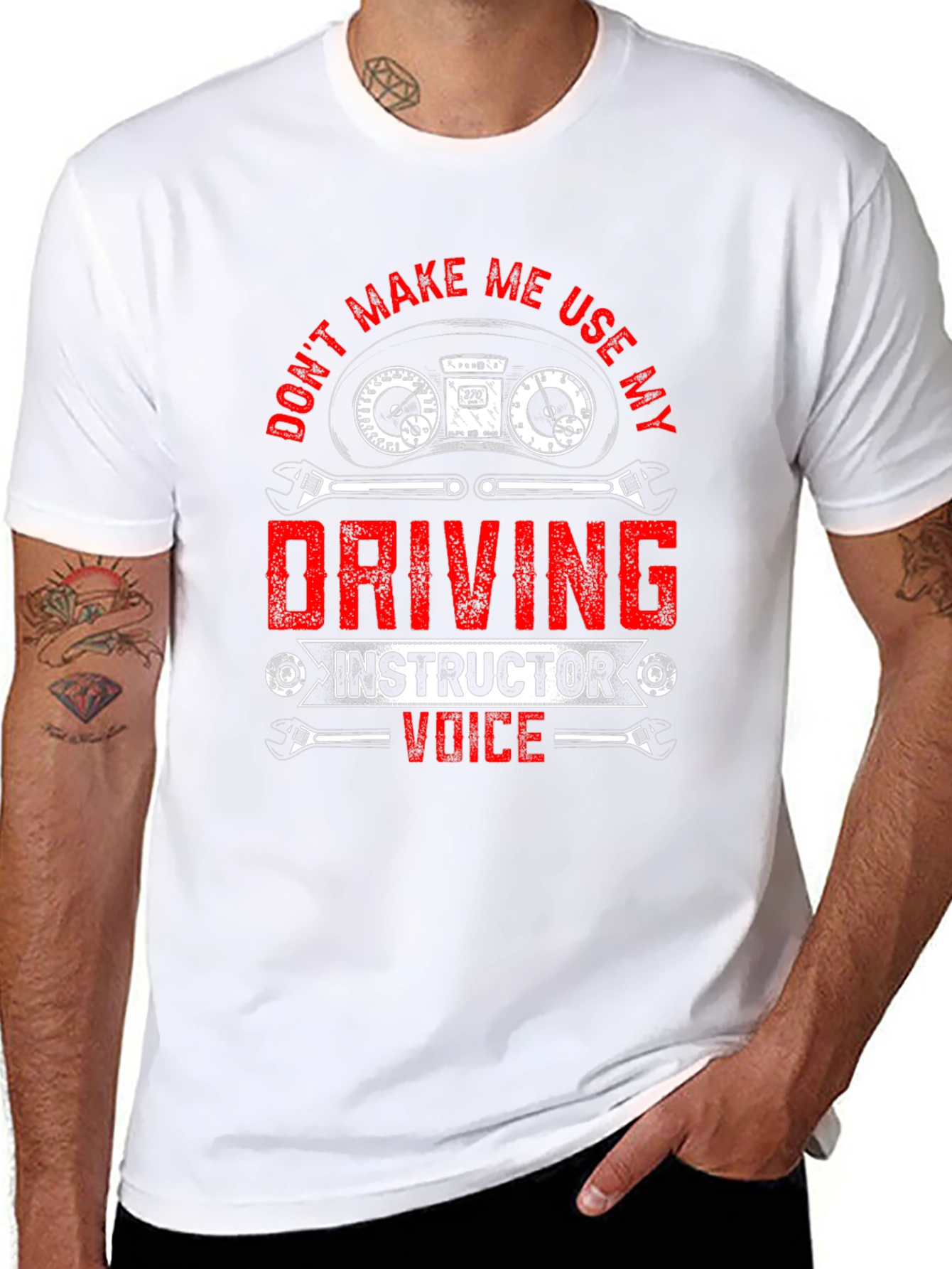 Driving Instructor Voice Graphic T-Shirt
