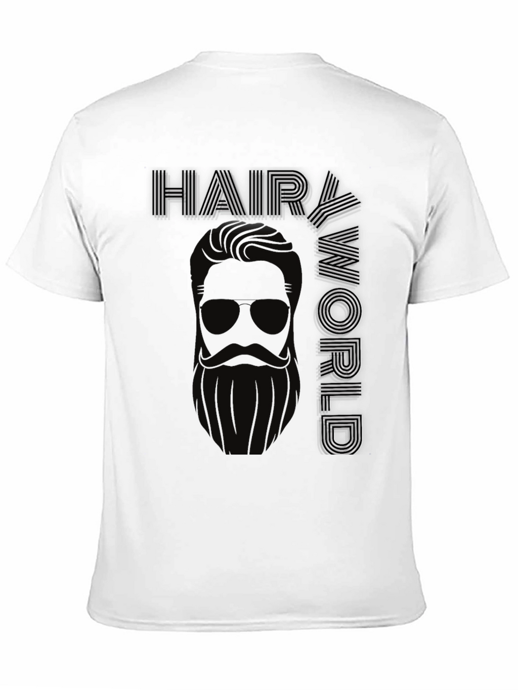 Hair World Black Graphic Tee