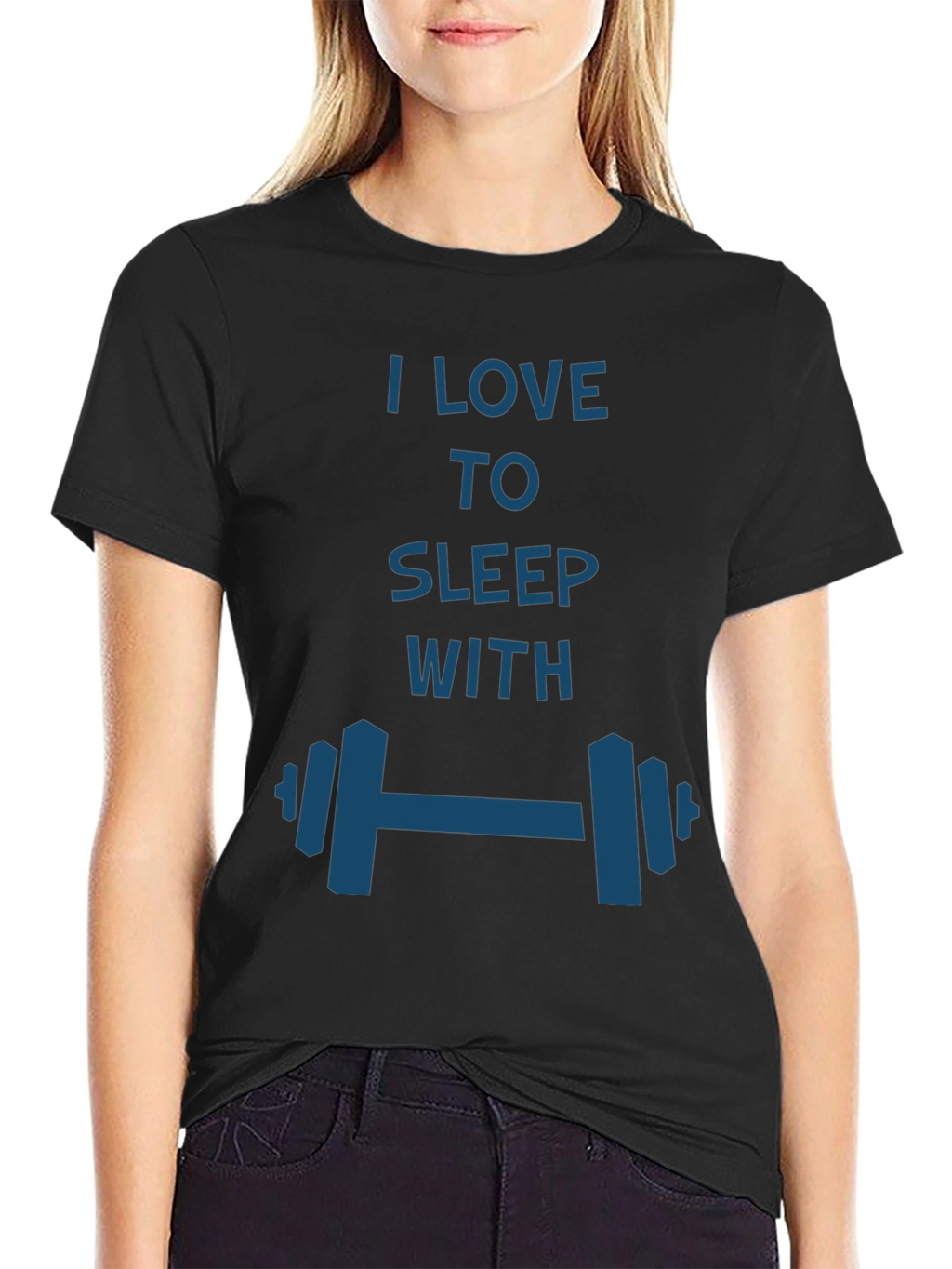 I Love to Sleep with Dumbbells T-Shirt