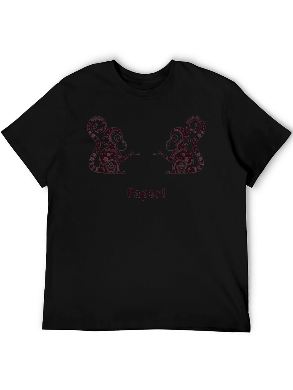 Monkey Paper T-Shirt - Unique Graphic Tee