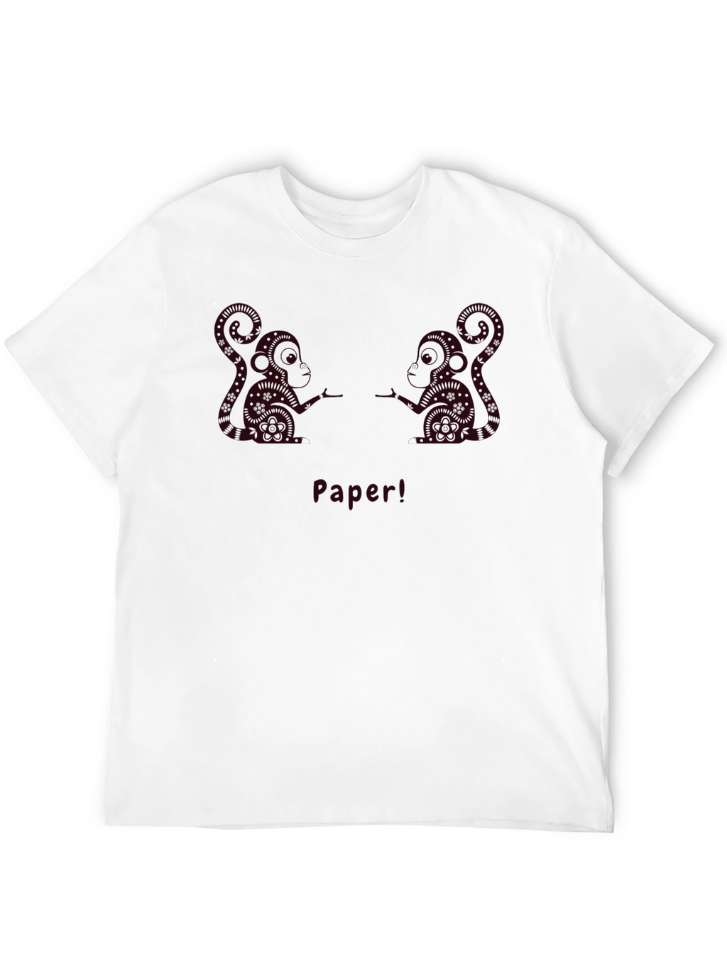 Monkey Paper T-Shirt - Unique Graphic Tee