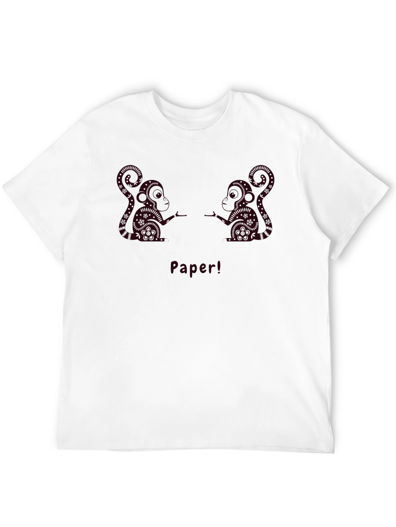 Monkey Paper T-Shirt - Unique Graphic Tee