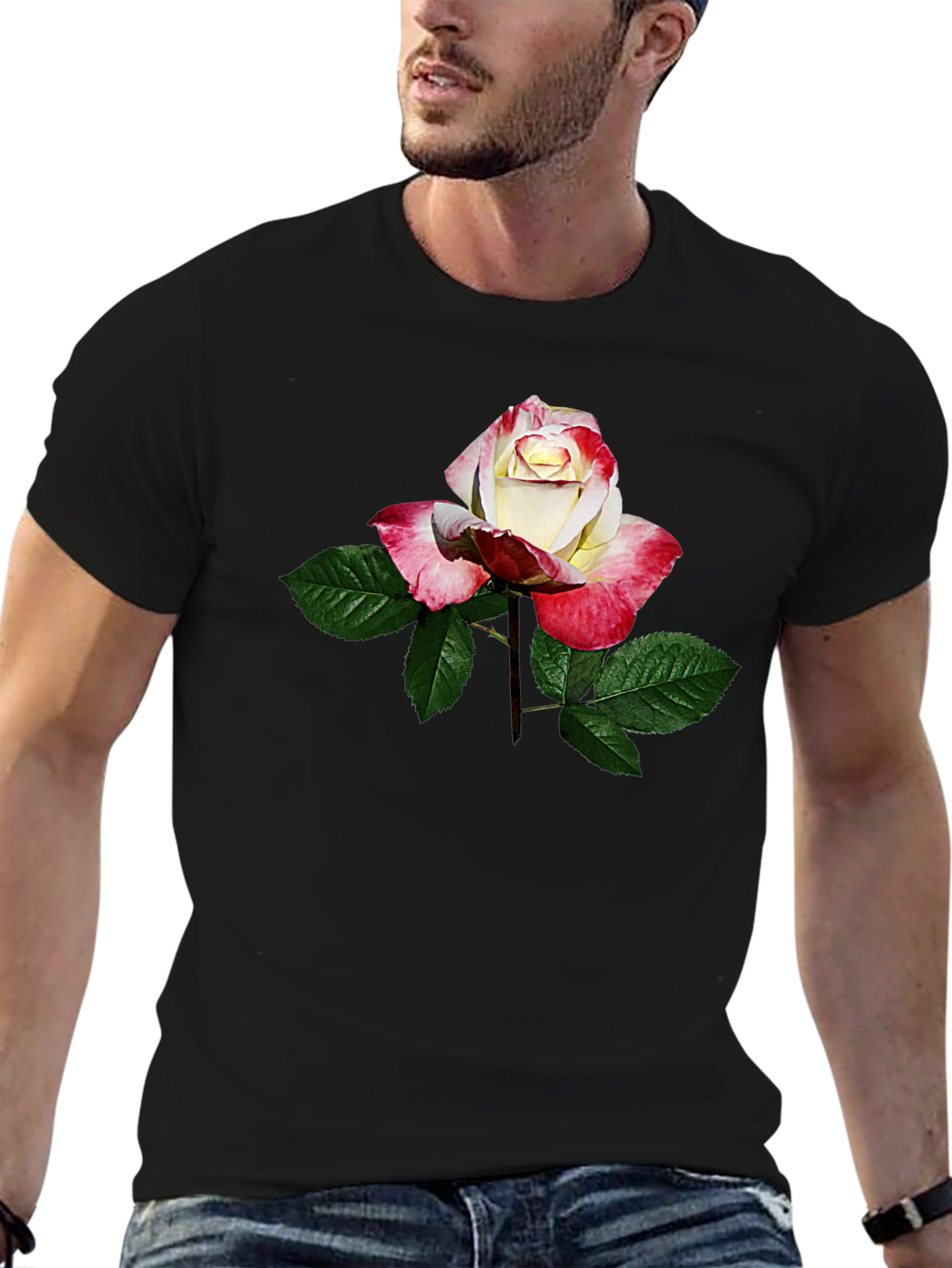 Rose Graphic T-Shirt - Floral Tee