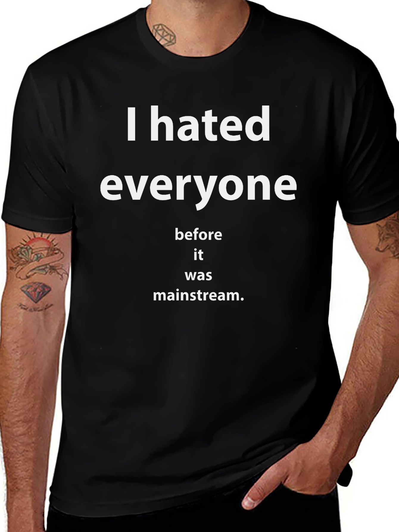 I Hated Everyone Funny Graphic Tee