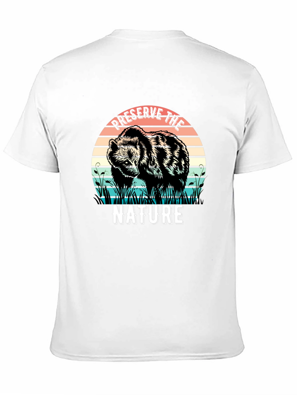 Preserve Nature Bear Graphic Tee