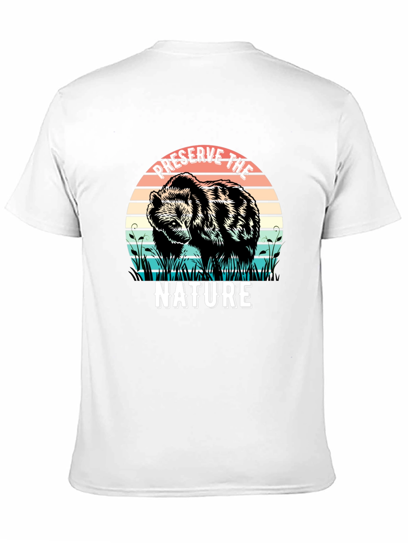 Preserve Nature Bear Graphic Tee