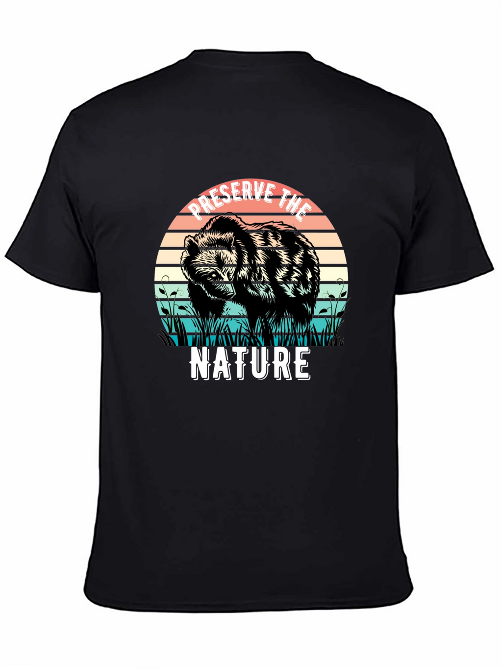 Preserve Nature Bear Graphic Tee