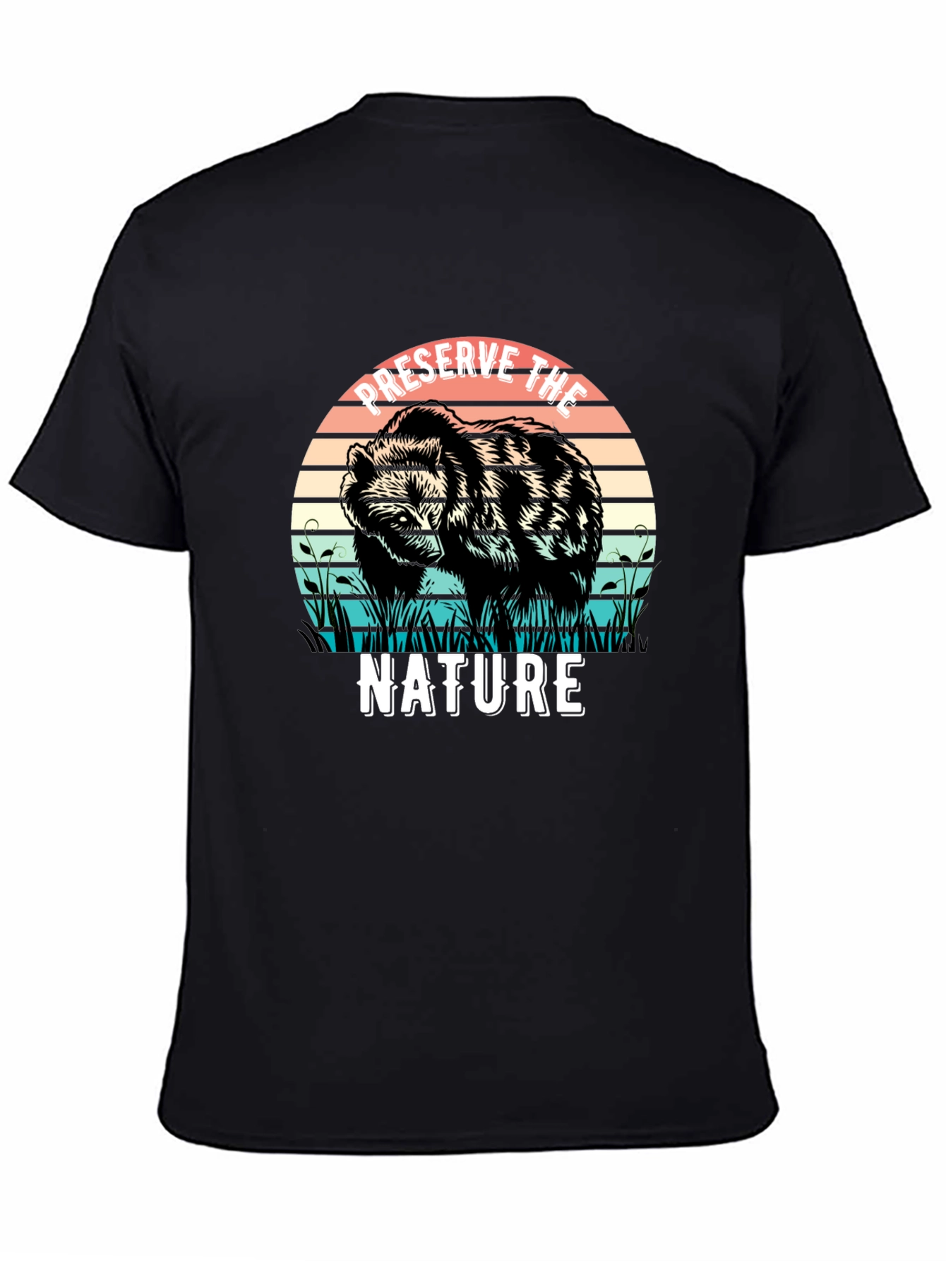 Preserve Nature Bear Graphic Tee