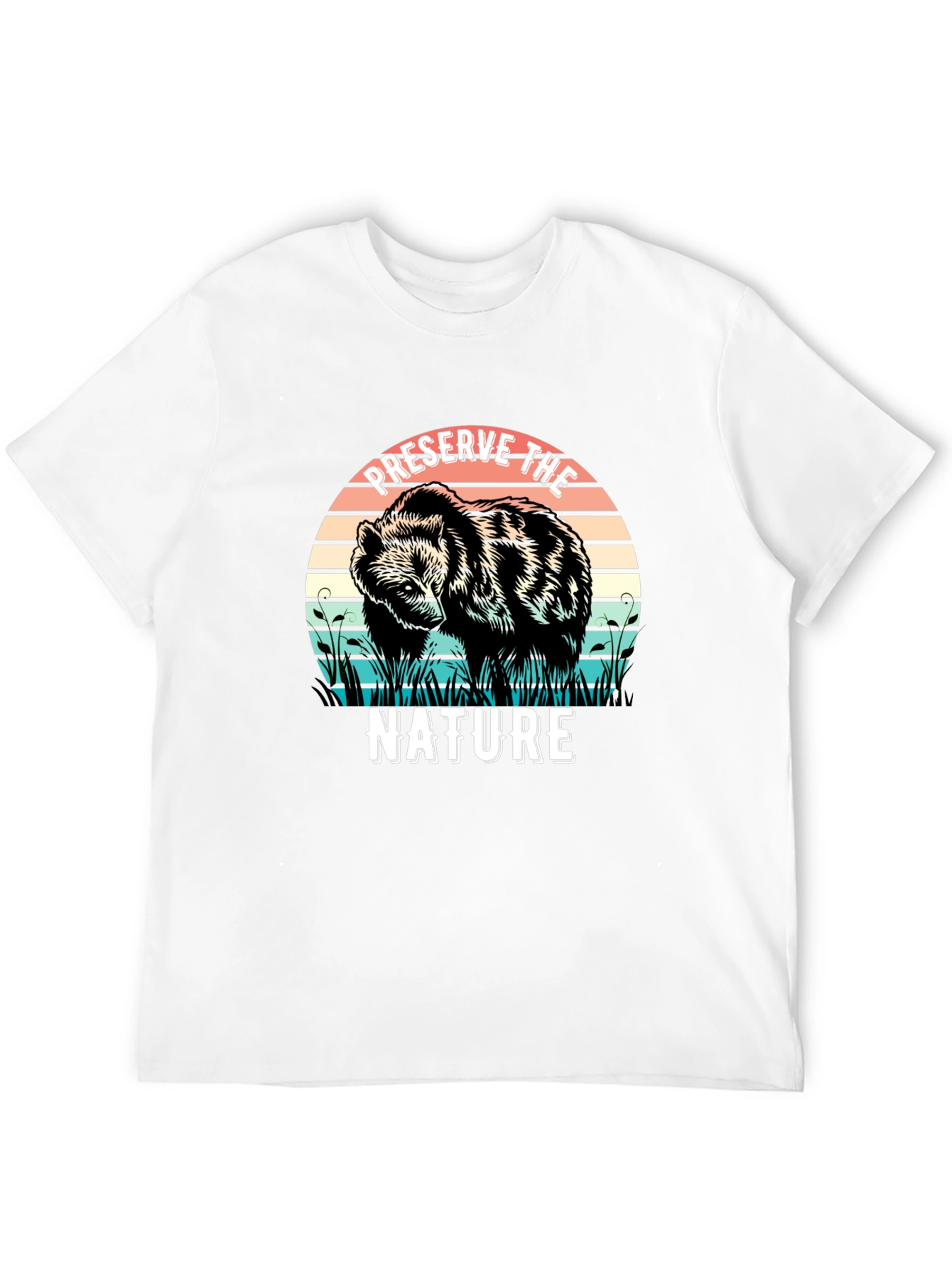 Preserve Nature Bear Graphic Tee