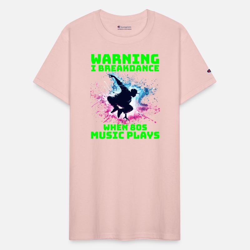 80s Breakdancer Silhouette - Neon Dance Moves