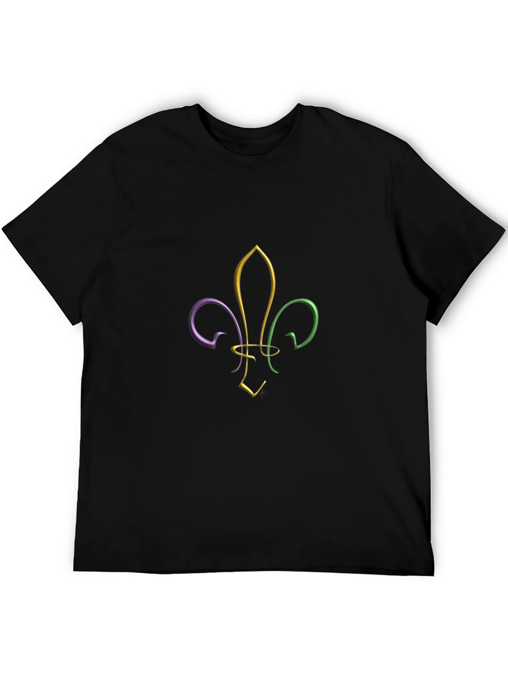 Mardi Gras Fleur-de-lis Graphic Tee