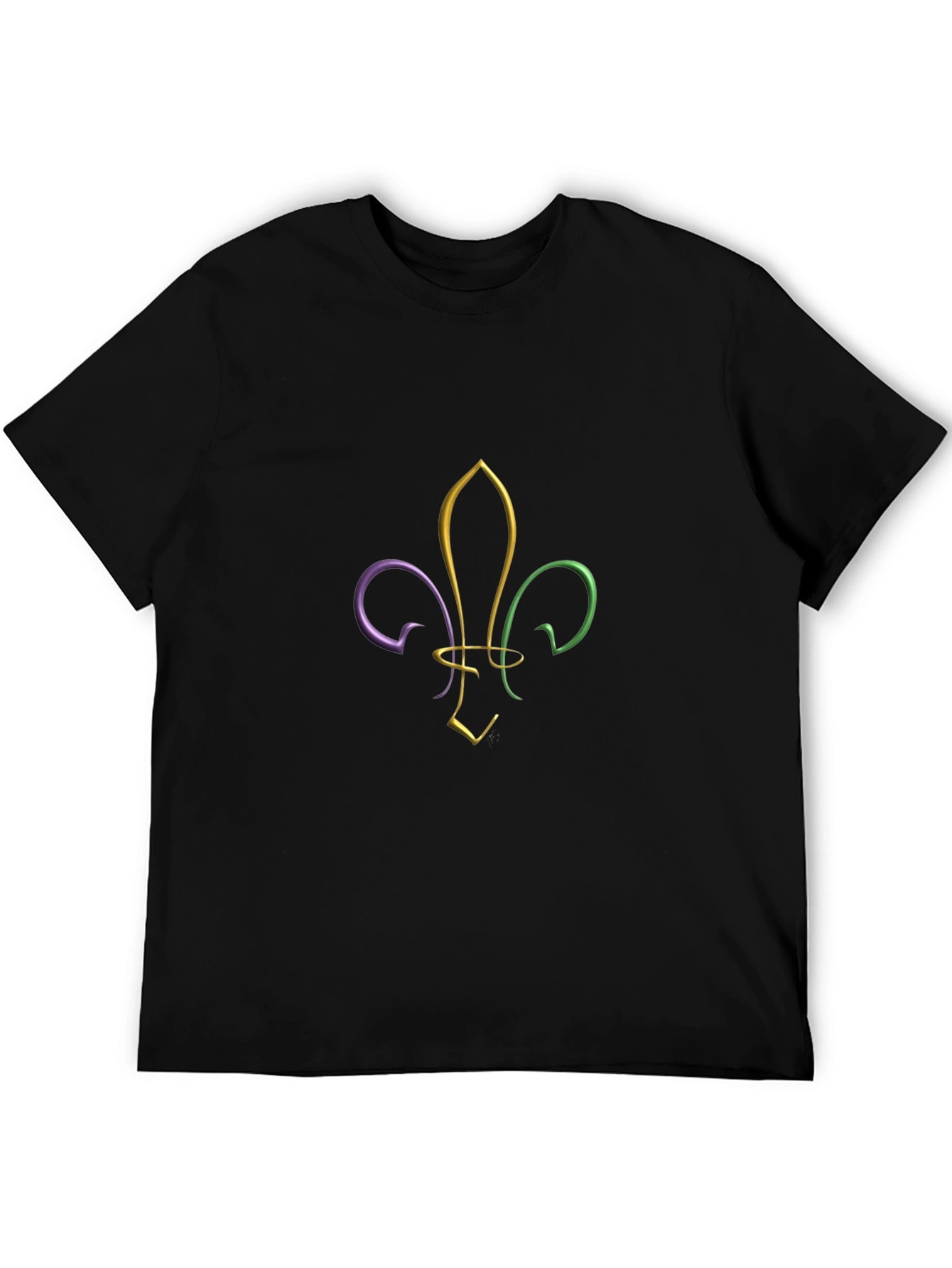 Mardi Gras Fleur-de-lis Graphic Tee