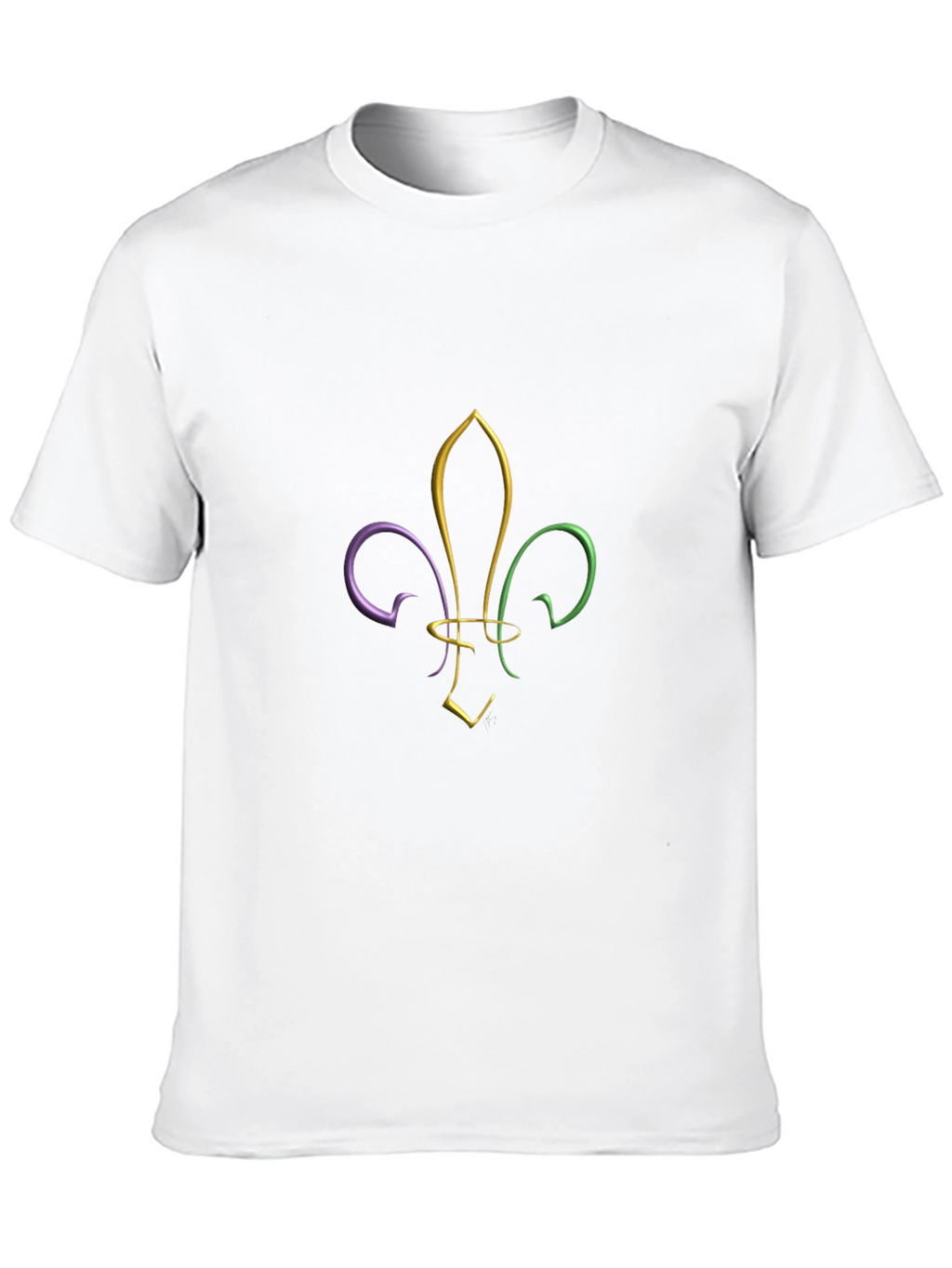 Mardi Gras Fleur-de-lis Graphic Tee