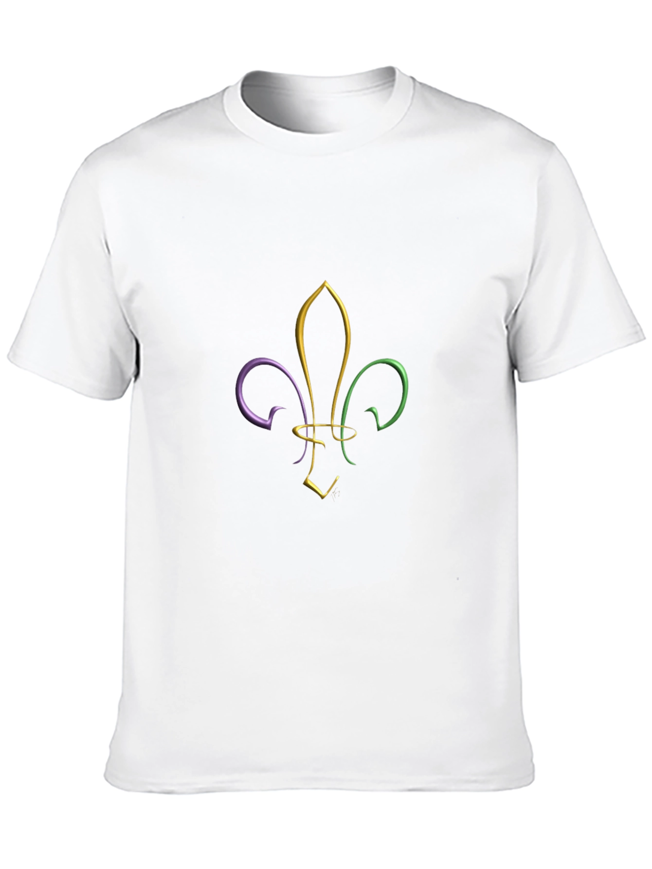 Mardi Gras Fleur-de-lis Graphic Tee