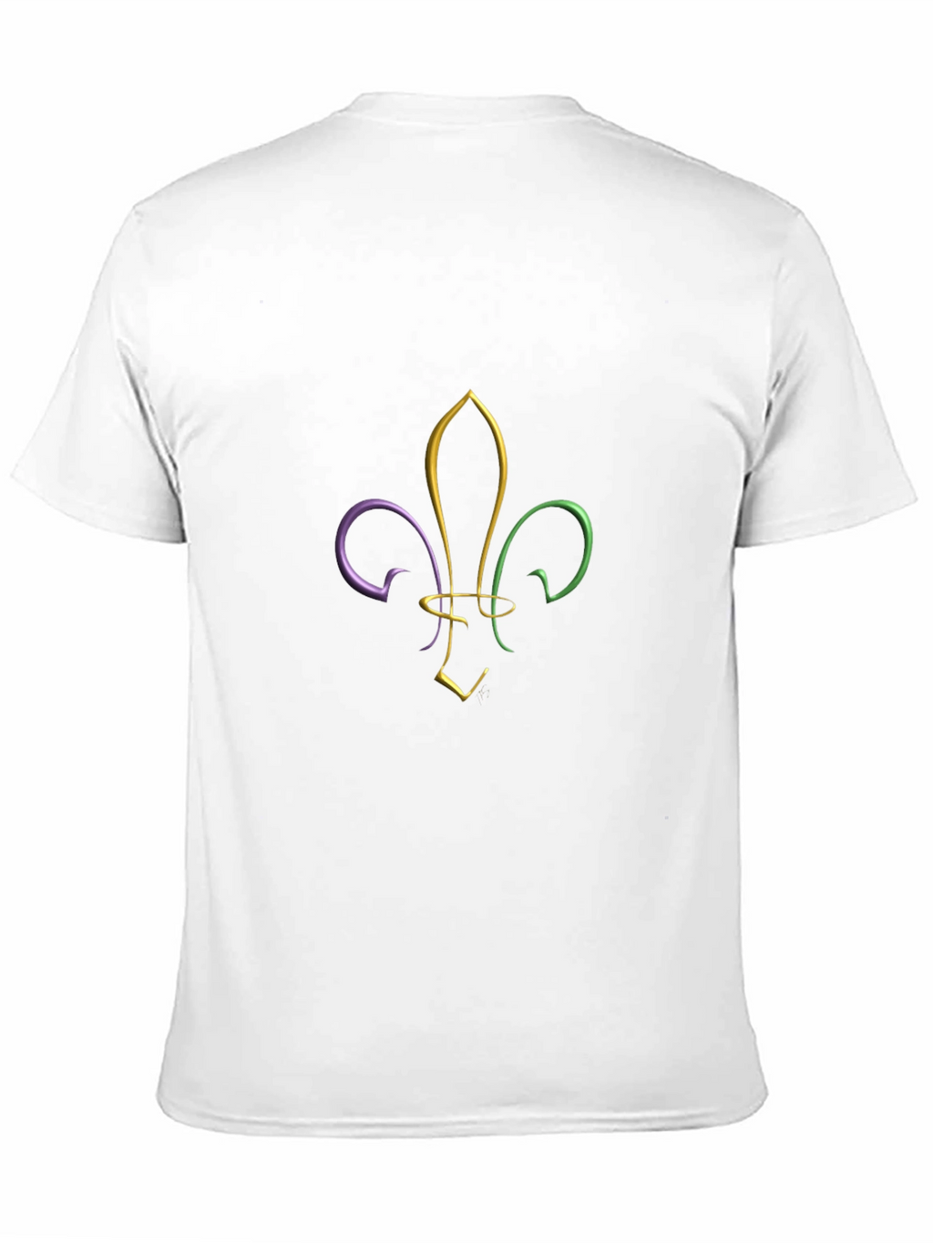 Mardi Gras Fleur-de-lis Graphic Tee