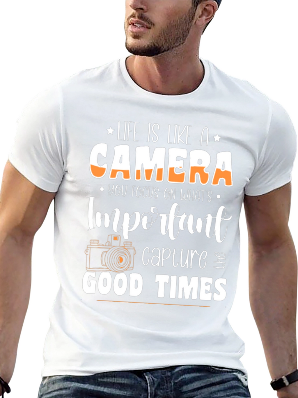 Life is Like A Camera Graphic T-Shirt