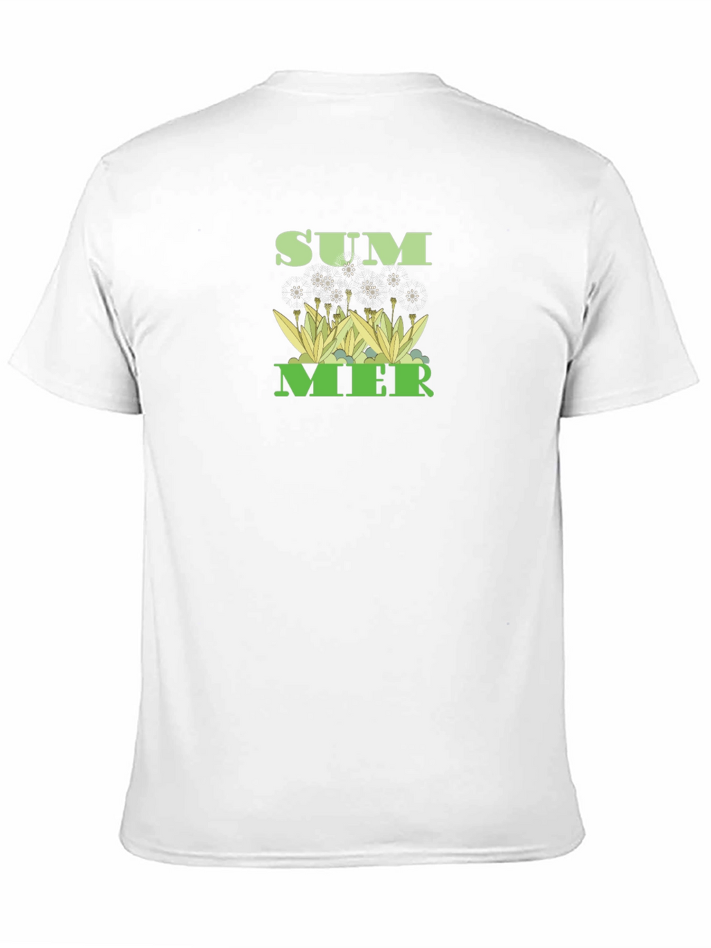 Summer Graphic Tee - Black Cotton T-Shirt