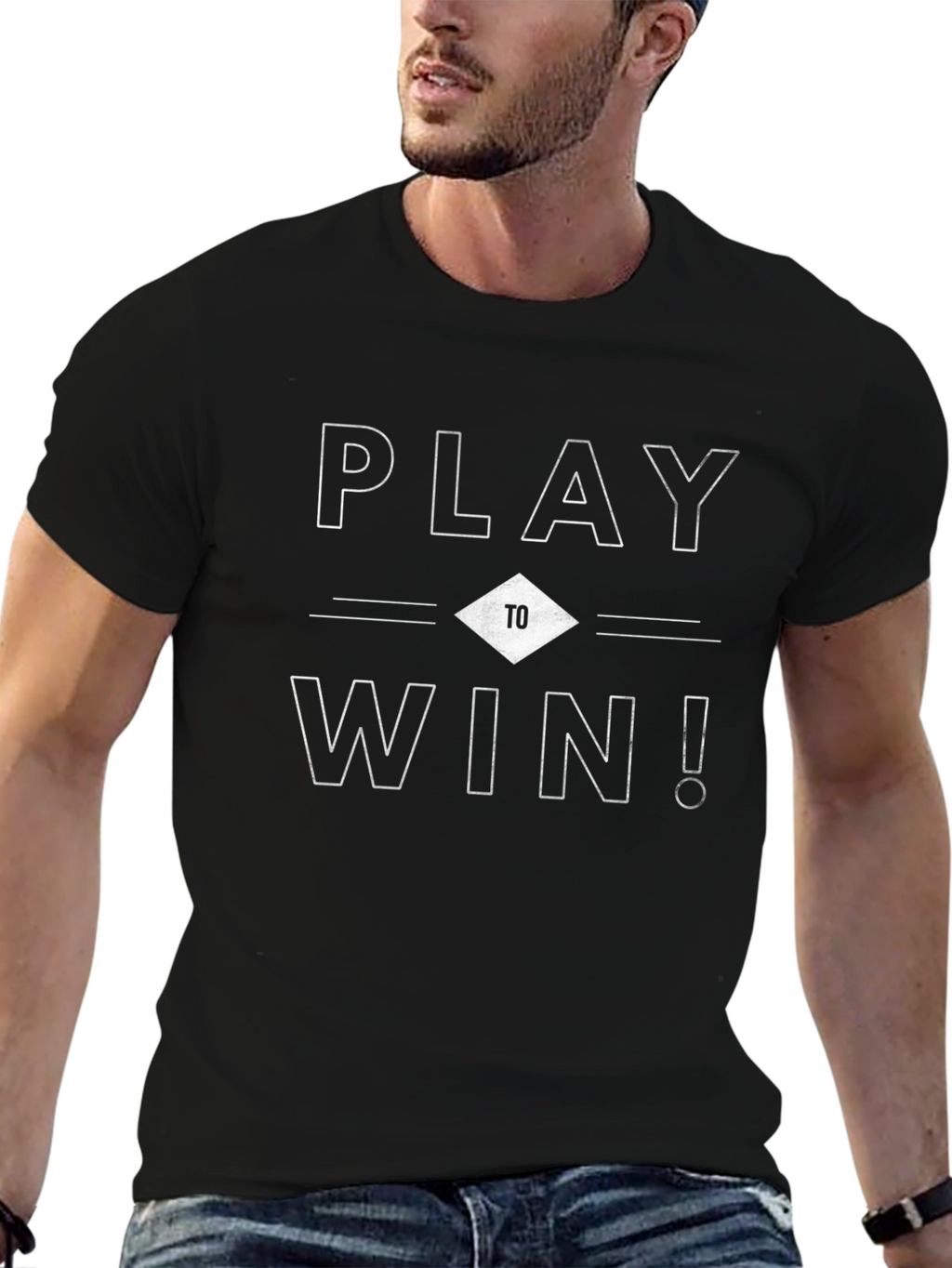 Play to Win Graphic Tee - Stylish Mens T-Shirt