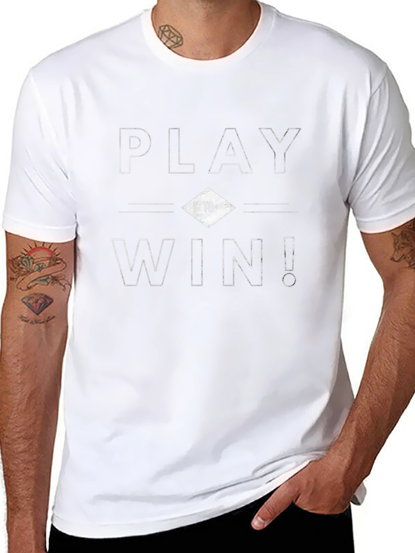 Play to Win Graphic Tee - Stylish Mens T-Shirt